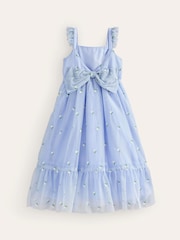 Boden Blue Bow Back Tulle Dress - Image 2 of 3