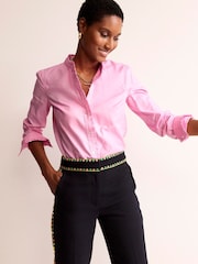 Boden Pink Phoebe 100% Cotton Shirt - Image 1 of 5