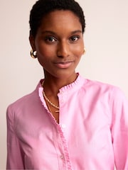 Boden Pink Phoebe 100% Cotton Shirt - Image 4 of 5