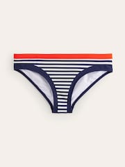 Blau/Weiß - Boden Santorini Bikinihose - Bild 5 von 5