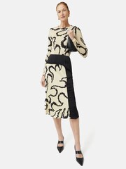 Jigsaw Cream Hydra Coral Sheer Cotton Top - Image 4 of 6