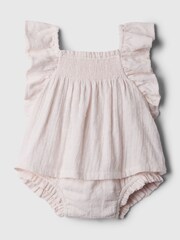 Gap Pink Flutter Baby Outfit Set (Newborn-24mths) - Image 1 of 2