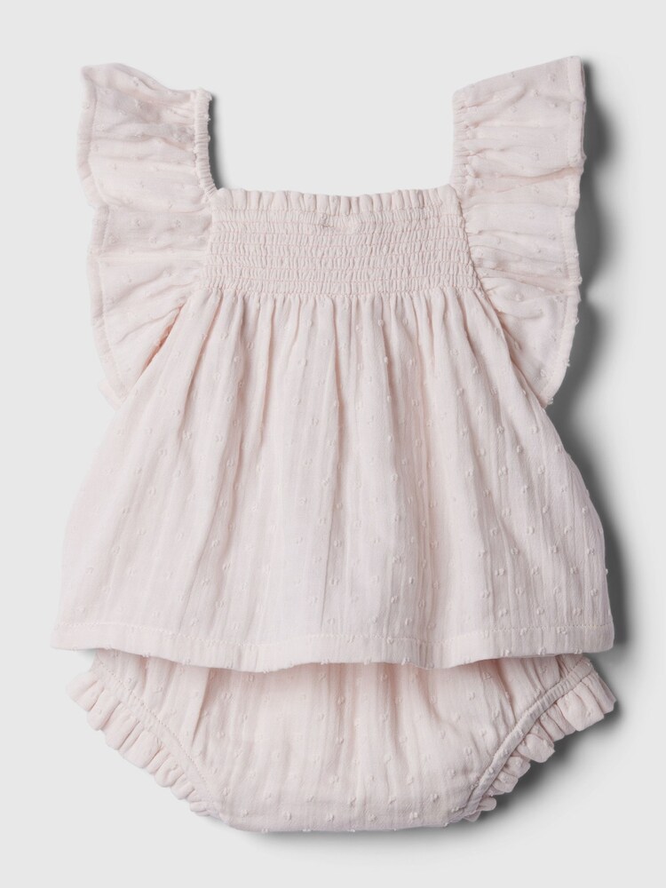 Gap Pink Flutter Baby Outfit Set (Newborn-24mths) - Image 2 of 2 Gap Pink Flutter Baby Outfit Set (Newborn-24mths) - Image 2 of 2