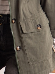 Lakeland Leather Green Suri Safari 100% Cotton Jacket - Image 3 of 3