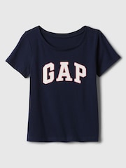 Gap Blue Logo Graphic Short Sleeve T-Shirt (6mths-5yrs) - Image 6 of 8