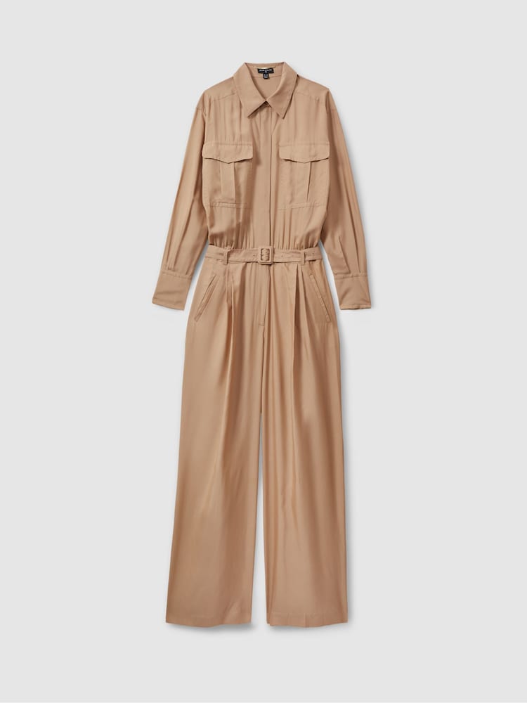Reiss Lorenza Belted Wide Leg Jumpsuit - Bild 2 von 6 Reiss Lorenza Belted Wide Leg Jumpsuit - Bild 2 von 6