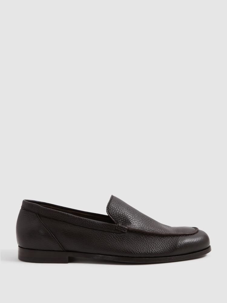 Dunkelbraun - Harrys London Deer Loafer aus Leder - Bild 1 von 4