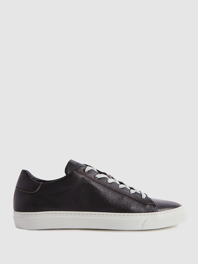 Harrys London Grained Leather Trainers - Image 1 of 4 Harrys London Grained Leather Trainers - Image 1 of 4