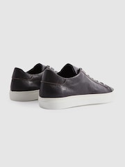 Harrys London Grained Leather Trainers - Image 3 of 4