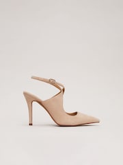 Phase Eight Natural Cross-Over Ankle Shoes - Image 1 of 7
