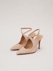 Phase Eight Natural Cross-Over Ankle Shoes - Image 4 of 7