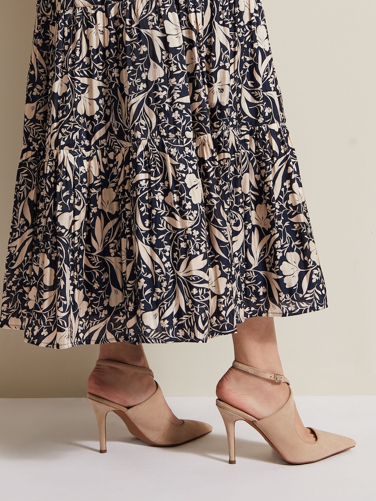 Phase Eight Natural Cross-Over Ankle Shoes - Image 7 of 7 Phase Eight Natural Cross-Over Ankle Shoes - Image 7 of 7