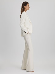 Reiss Cream Millie Flared Suit Trousers - Image 3 of 6