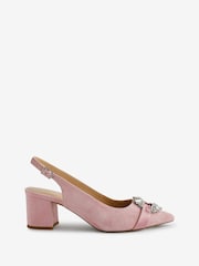 Phase Eight Pink Embellished Shoes - Image 5 of 8