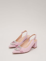 Phase Eight Pink Embellished Shoes - Image 6 of 8