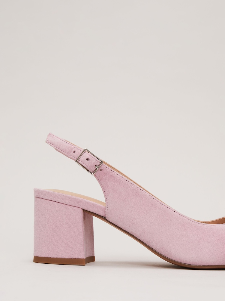 Phase Eight Pink Embellished Shoes - Image 8 of 8