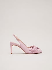Phase Eight Pink Twist Front Slingback Shoes - Image 2 of 8