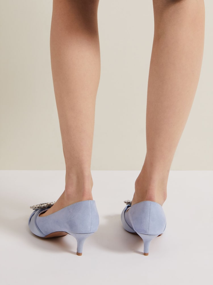 Pretty Originals Girls Pale Blue Shoes Buy Phase Eight Blue - Main Image