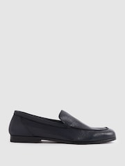 Marineblau - Harrys London Deer Loafer aus Leder - Bild 1 von 4