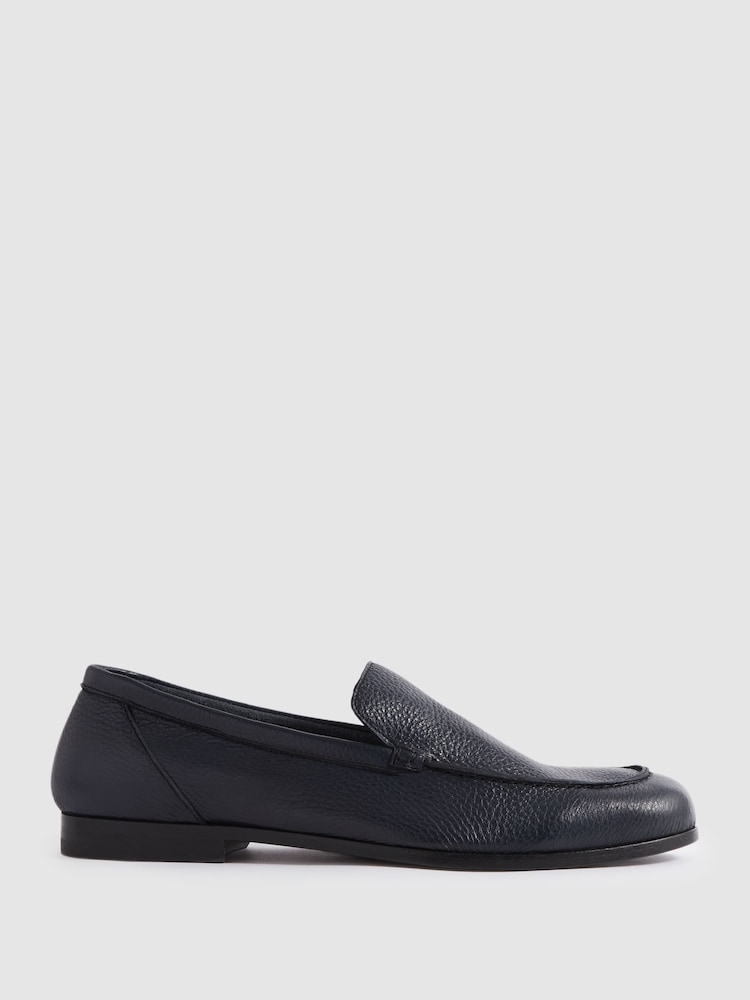 Marineblau - Harrys London Deer Loafer aus Leder - Bild 1 von 4