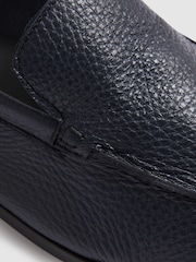 Marineblau - Harrys London Deer Loafer aus Leder - Bild 4 von 4