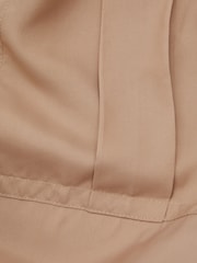 Reiss Camel Mirabelle Oversized Pocket Button-Through Shirt - Image 6 of 6