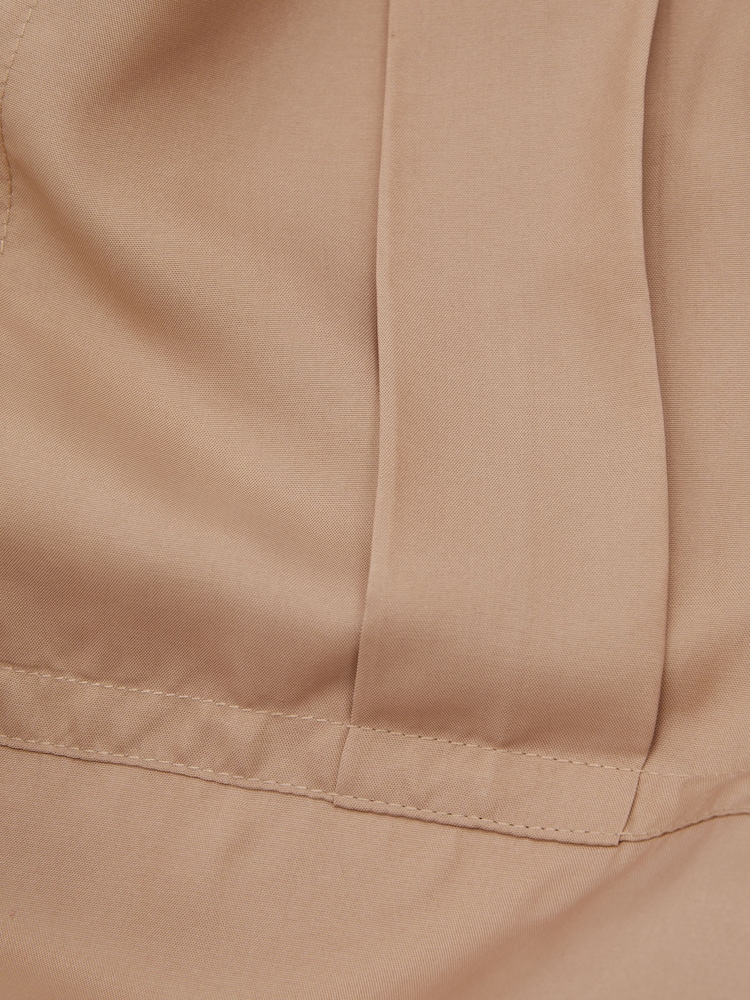 Reiss Camel Mirabelle Oversized Pocket Button-Through Shirt - Image 6 of 6