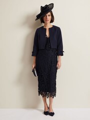 Phase Eight Blue Twist Front Slingback Shoes - Image 3 of 7