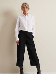 Phase Eight Black Clean Crepe Aubrielle Culottes - Image 1 of 6
