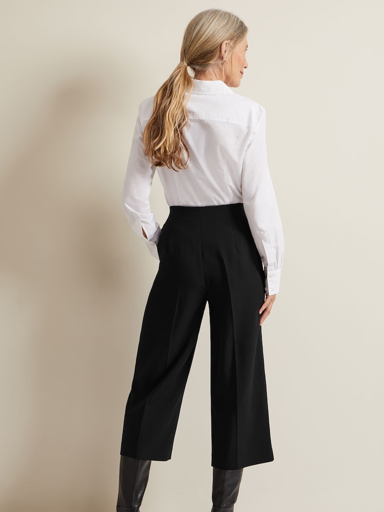 Phase Eight Black Clean Crepe Aubrielle Culottes - Image 2 of 6