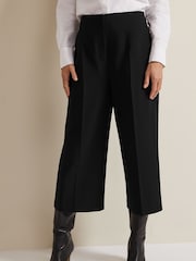 Phase Eight Black Clean Crepe Aubrielle Culottes - Image 4 of 6