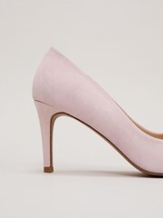 Phase Eight Pink Satin Twist Peep Toe Shoes - Image 4 of 9