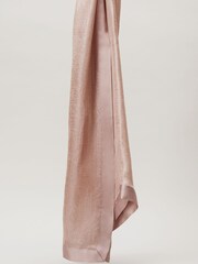 Phase Eight Pink Satin Trim Scarf - Image 4 of 5