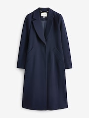 Phase Eight Blue Petite Petite Juliette Crepe Coat - Image 8 of 8