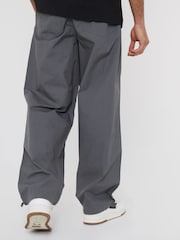 Threadbare Grey Cotton Relaxed Fit Jogger Style Cuffed 100% Cotton Trousers - Image 2 of 5
