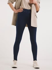 JD Williams Indigo Skinny Stretch Jeggings - Image 1 of 4