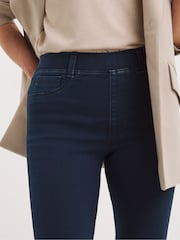 JD Williams Indigo Skinny Stretch Jeggings - Image 4 of 4