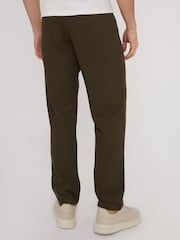 Threadbare Khaki Linen Blend Drawcord Trousers - Image 2 of 4