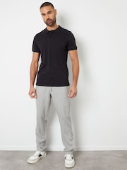 Threadbare Light Grey Linen Blend Trousers - Image 3 of 4