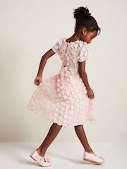 Phase Eight Pink Alice Flower Fit and Flare Dress - Image 4 of 8