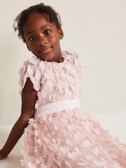 Phase Eight Pink Alice Flower Fit and Flare Dress - Image 6 of 8