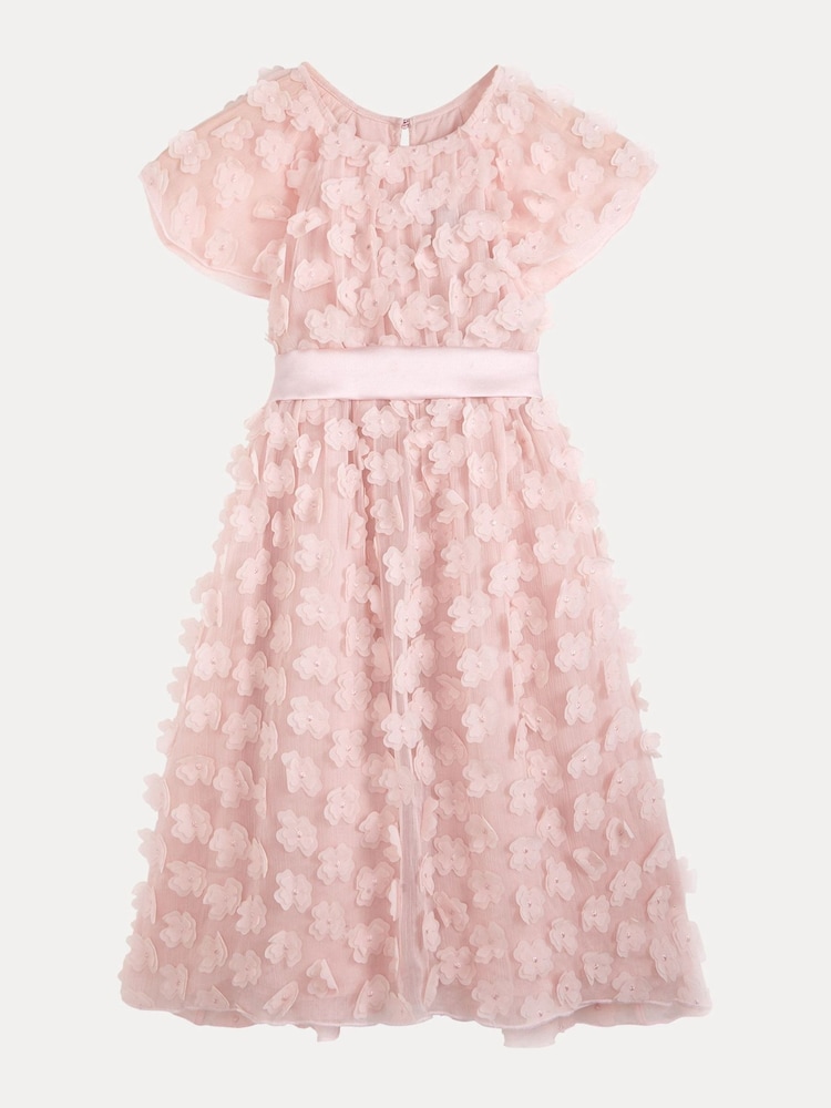 Phase Eight Pink Alice Flower Fit and Flare Dress - Image 8 of 8