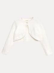 Phase Eight Cream Giselle Fluffy Cover-Up - Image 6 of 6