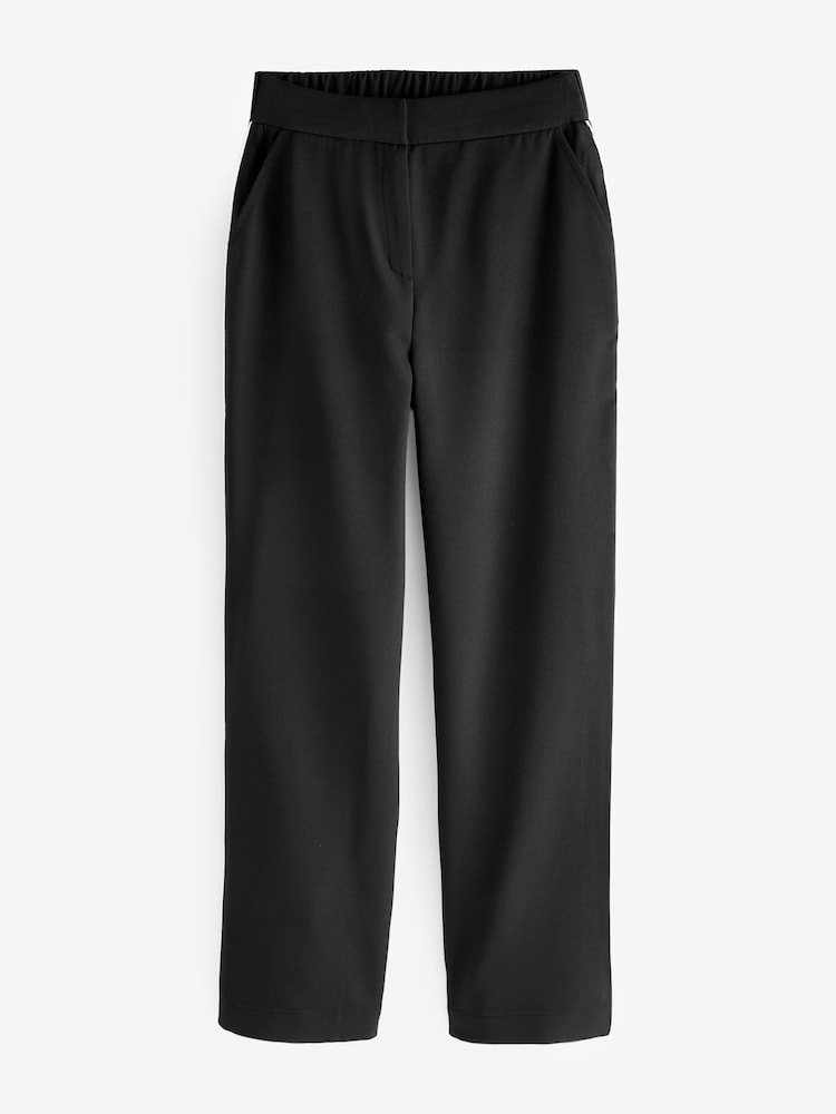 Threadbare Black Tailored Trousers With Piping Detail - Image 5 of 5