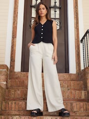Threadbare Black Tailored Denim Waistcoat - Image 4 of 4