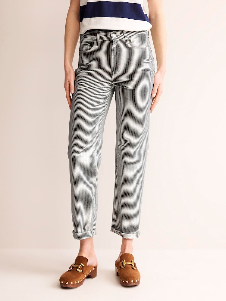 Boden Grey Mid Rise Slim Jeans - Image 1 of 6 Boden Grey Mid Rise Slim Jeans - Image 1 of 6