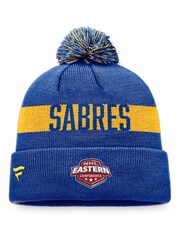 Fanatics Blue NHL Buffalo Sabres Fundamental Beanie Cuff with Pom - Image 1 of 2