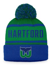 Fanatics Green NHL Hartford Whalers Heritage Bobble Hat - Image 1 of 2