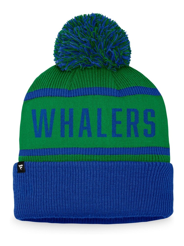 Fanatics Green NHL Hartford Whalers Heritage Bobble Hat - Image 2 of 2