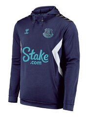 adidas Blue Everton Hummel Training Hoodie - Image 2 of 3